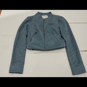 BCBGeneration suede bomber jacket